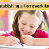 UpSchool Resources Establishing a homework routine